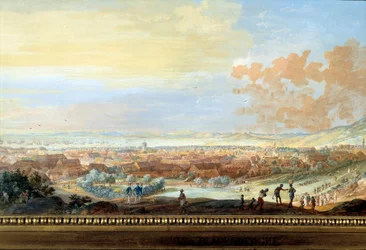 Veduta della città di Cap-Français (dettaglio)