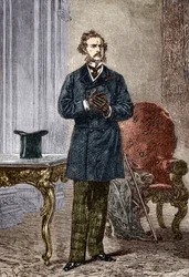 Ritratto di Phileas Fogg, personaggio del romanzo d