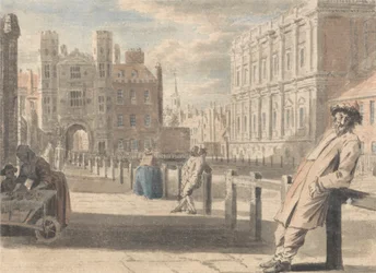 Porta di Holbein e Casa del banchetto di Jones, Whitehall...