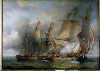 Battaglia tra la fregata francese La Bayonnaise e la fregata inglese L