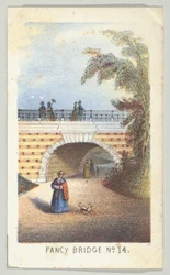 Ponte Fantasia n. 14, dalla serie, Vedute di Central Park, New York, Parte 3, 1864