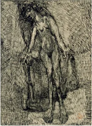 Nudo seduto