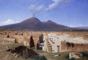 Il Vesuvio da Pompei, 1883