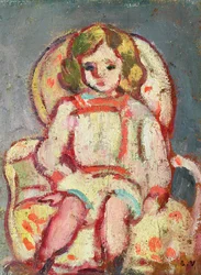 Bambino in poltrona