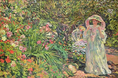 Madame Valtat nel giardino