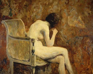 Nudo in poltrona