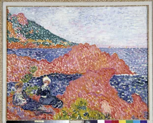 Rocce rosse ad Agay, punta di Cap Roux