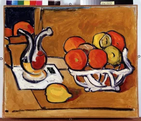 Natura morta nel barile di petrolio