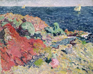 Le rocce rosse ad Antheor