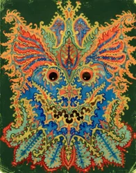 Kaleidoscopio di gatti: motivo di gatti su verde