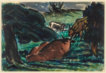 Mucche reclinate, c1920s