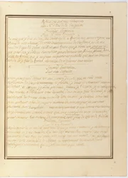 "Riflessioni sul mio incontro con il Sig. le Duc de la Vauguyon", manoscritto autografo, gennaio 1767 a inizio 1769