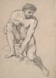 Studio di un nudo maschile