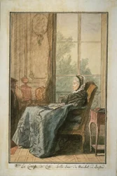 La contessa di Cossé in un salotto