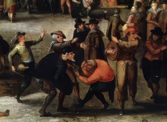 Scena di carnevale (dettaglio)