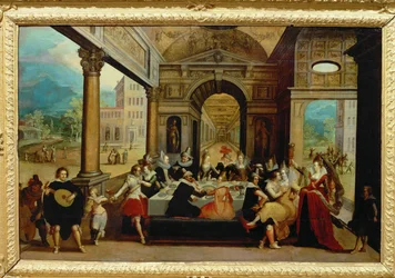 Scene della vita del Figliol Prodigo (dipinto su tela)