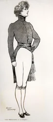 Sarah Bernhardt (1844-1923) come L