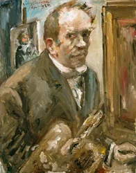 Autoritratto - Peinture de Lovis Corinth (1924)