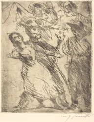 Cavaliere con una Donna