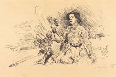 Ragazza che legge, 1911