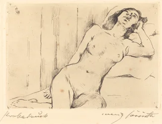 Nudo femminile reclinato