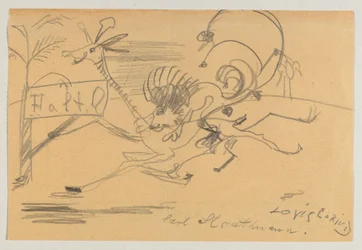 Disegno su carta stampata di Corinth a Strathmann