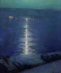 Chiaro di Luna sul Fiume, 1919