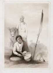 Fakeer al seguito del Governatore Generale in campo, 1844