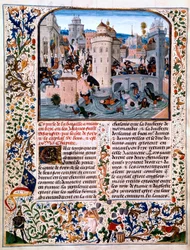 Massacro dei ribelli contadini a Meaux, 1358, c. 1475