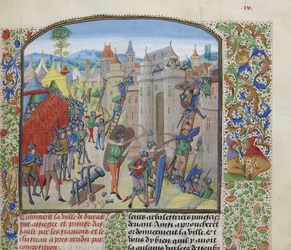 Assedio del castello di Duras da parte dei francesi nel 1377