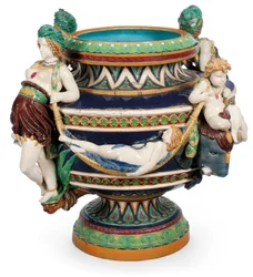 Grande giardiniera in maiolica Minton, c.1870