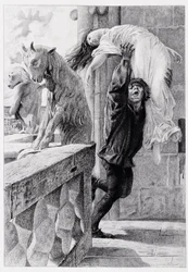 Quasimodo salva Esmeralda - in 