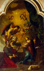Annunciazione, di Luca Cambiaso