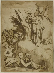 San Giovanni Battista predica