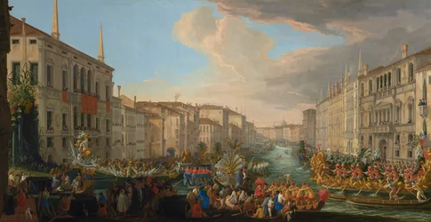 Regata sul Canal Grande in onore di Federico IV, re di Danimarca