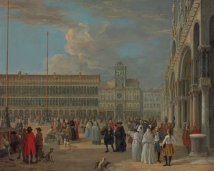 View of Piazza San Marco with the Torre dell
