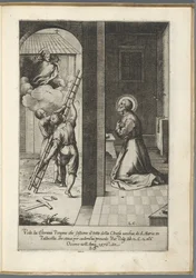 Filippo Neri vede Maria sostenere il tetto di Santa Maria in Vallicella