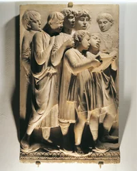 Laudate Eum in choro (Salmo 150, Laudate Dominum), pannello con bambini che cantano