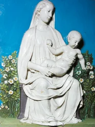 Madonna del roseto, ca. 1450-55
