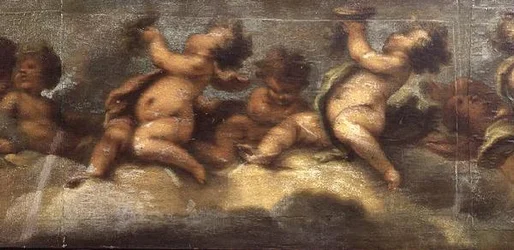 Putti che si divertono (dettaglio)