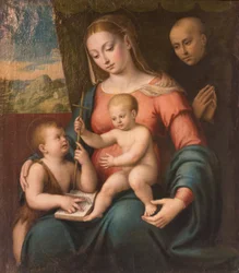 Vergine con Bambino, il giovane San Giovanni e un San Nicola da Tolentino