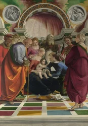 La circoncisione di Gesù. Circa 1490-91