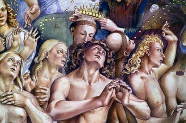 Eletti, dal ciclo di affreschi del Giudizio Universale