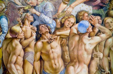 Elezione, dal ciclo di affreschi del Giudizio Universale