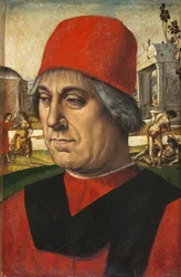Tedesco: Bildnis eines älteren Mannes Ritratto di un uomo