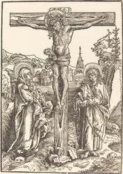 Cristo sulla croce tra la Vergine e San Giovanni