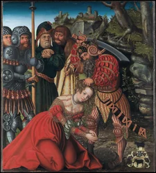 Tedesco: Das Martyrium der Heiligen Barbara Il martirio di Santa Barbara