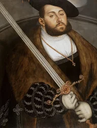 Tedesco: Johann Friedrich I, der Großmütige (1503-1554), Elettore di Sassonia Johann Friedrich I, il Magnanimo, Elettore di Sassonia