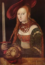 Tedesco: Judith mit dem Haupte des Holofernes Judith with the Head of Holofernes (Giuditta con la testa di Oloferne)