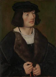 Ritratto di un uomo con un rosario, ca. 1508